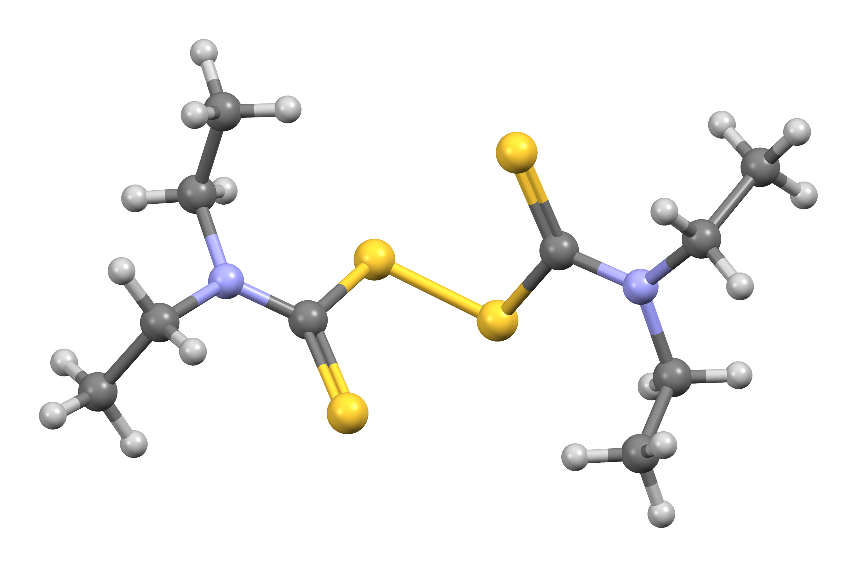 Disulfiram-from-xtal-Mercury-3D-bs